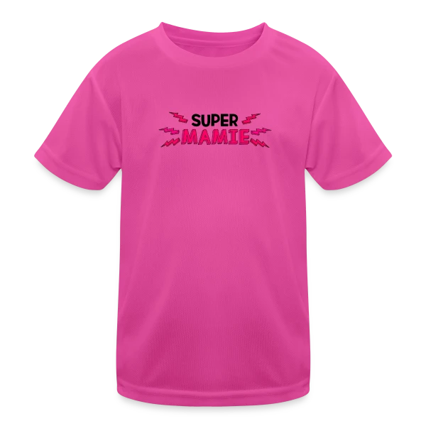 Super Mamie - Le Cadeau Idéal sur T-shirt sport Enfant