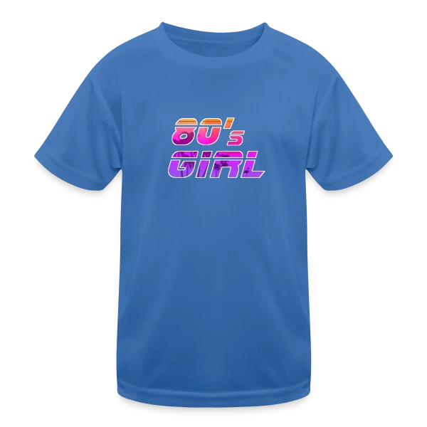 Fille Années 80 Tropicale sur T-shirt sport Enfant