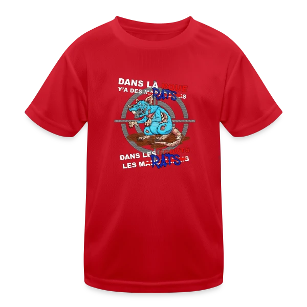 Rat des Égouts Zombie sur T-shirt sport Enfant