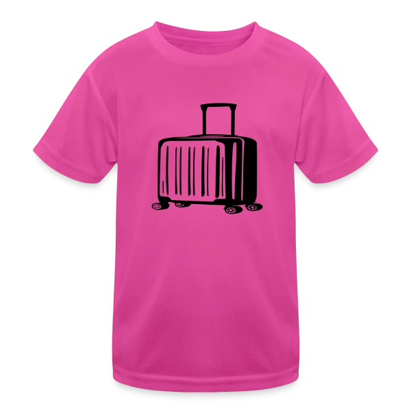 Valise de Voyage Élégante sur T-shirt sport Enfant