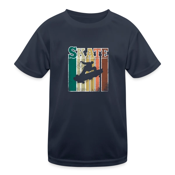 Skate Esprit Rétro Vintage sur T-shirt sport Enfant