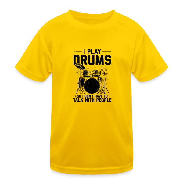 Batteur & Musicien Passionné sur T-shirt sport Enfant