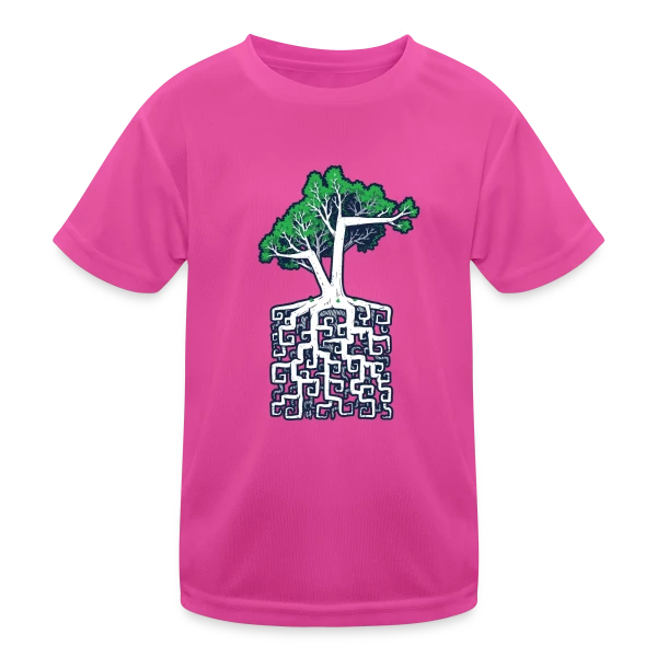 Racine Carrée : Quand la Nature Calcule sur T-shirt sport Enfant