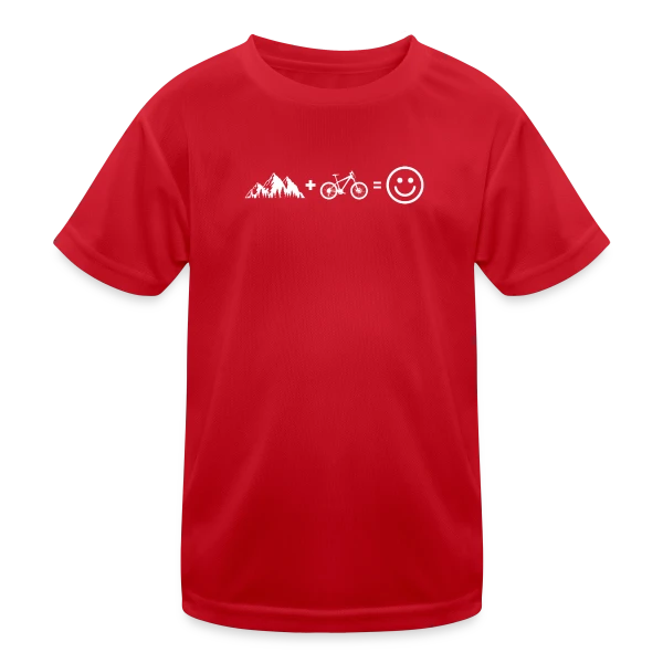 VTT Bonheur Montagne sur T-shirt sport Enfant