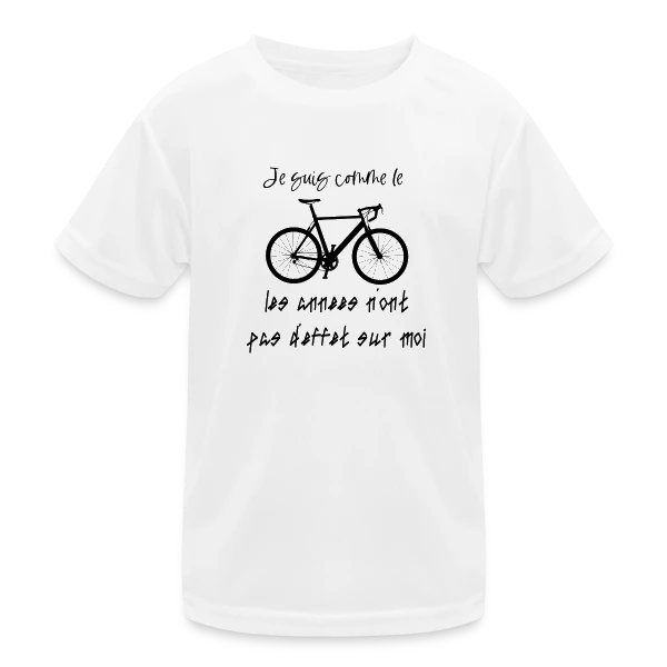 Comme le Vélo, Les Années N'ont Pas d'Effet sur T-shirt sport Enfant