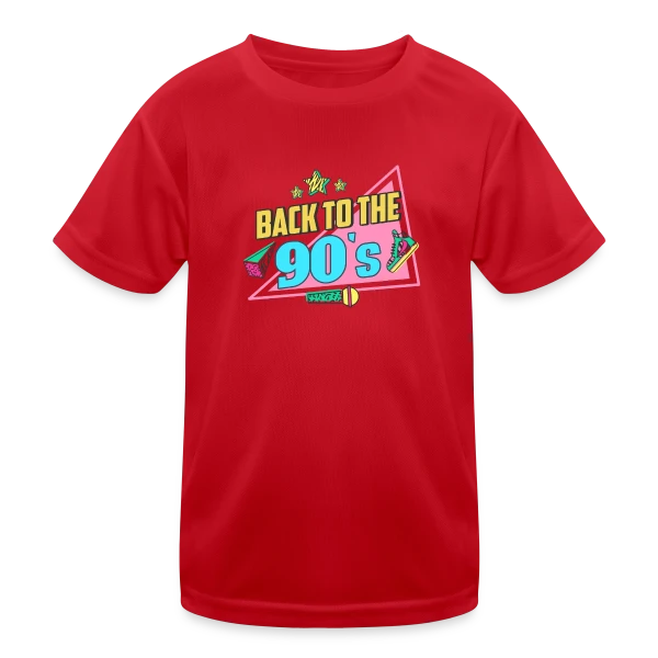 Retour aux Années 90 Funky sur T-shirt sport Enfant