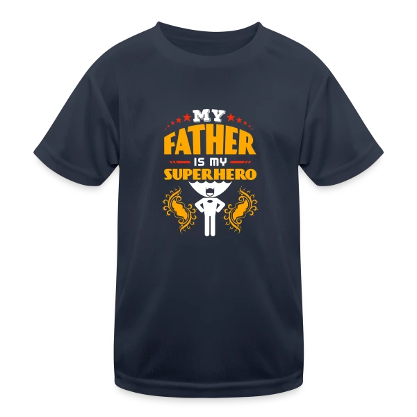 Super Papa Exceptionnel - Cadeau Fête des Pères sur T-shirt sport Enfant