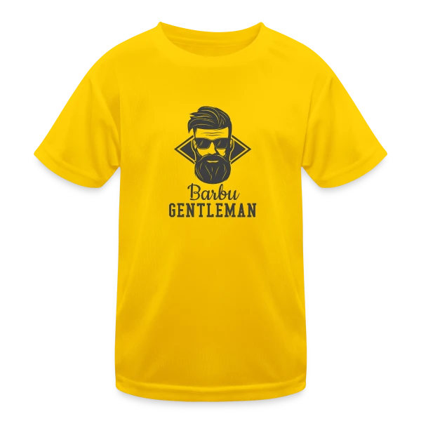 Le Gentleman Barbu sur T-shirt sport Enfant
