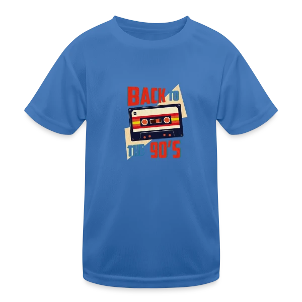 Retour aux Années 90 Cassette sur T-shirt sport Enfant