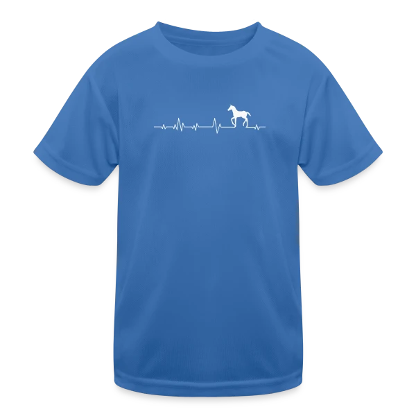 Cheval Élégant Discret sur T-shirt sport Enfant