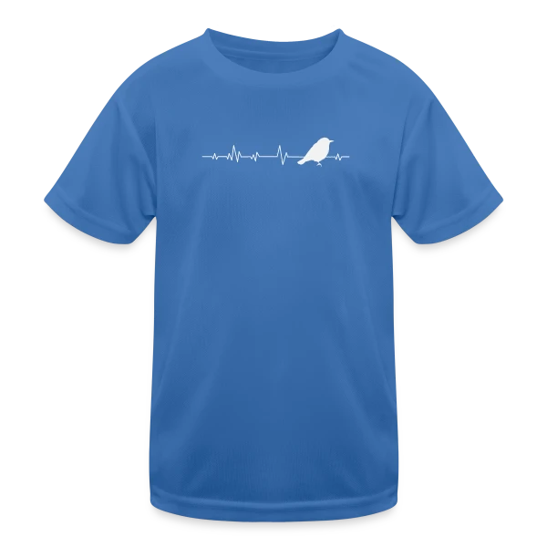 Silhouette Oiseau Élégant sur T-shirt sport Enfant