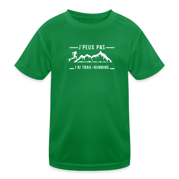 J'peux pas, j'ai Trail Running ! sur T-shirt sport Enfant