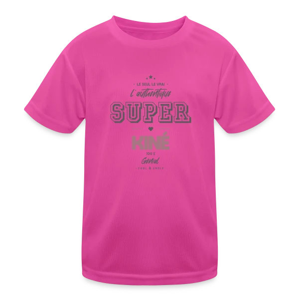 Super Kiné : L'Authentique sur T-shirt sport Enfant