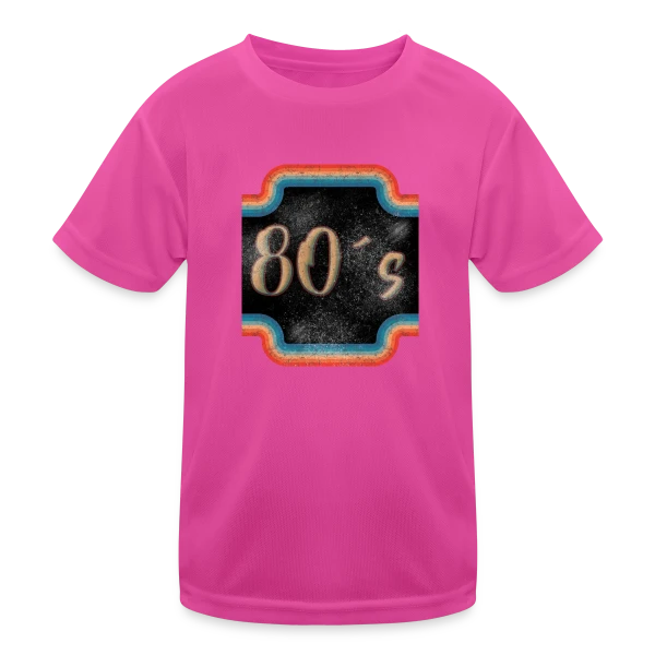 Rétro Années 80 Vintage sur T-shirt sport Enfant