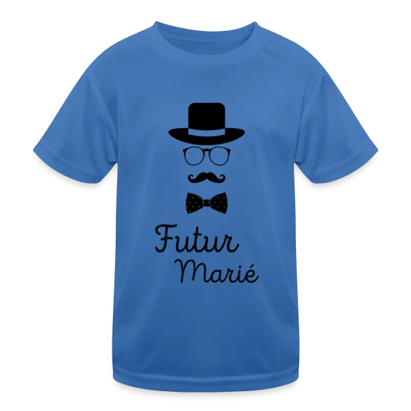 Futur Marié Dandy Chic sur T-shirt sport Enfant