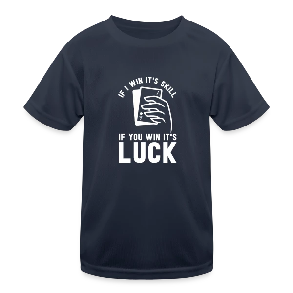 Maître du Poker : Texas Hold'em sur T-shirt sport Enfant