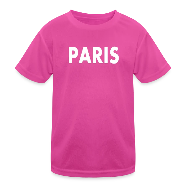 Paris Minimaliste sur T-shirt sport Enfant