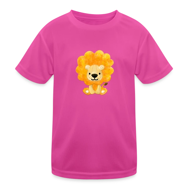 Petit Lionceau Mignon sur T-shirt sport Enfant