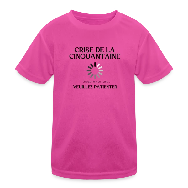 Crise Cinquantaine Chargement sur T-shirt sport Enfant