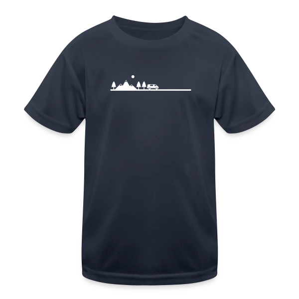 Aventure Van Life Paysage sur T-shirt sport Enfant