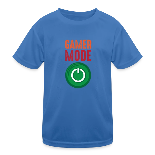 Passion Gaming : Manette et Dragons sur T-shirt sport Enfant