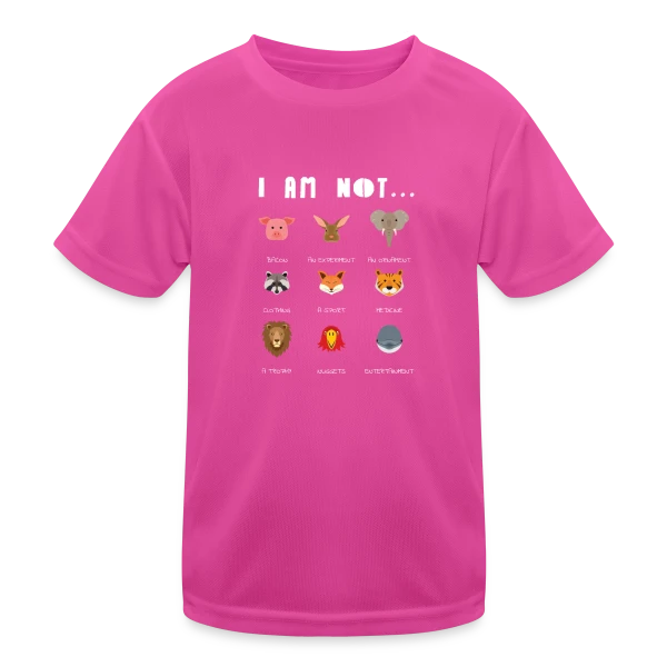 Têtes d'Animaux Adorables sur T-shirt sport Enfant