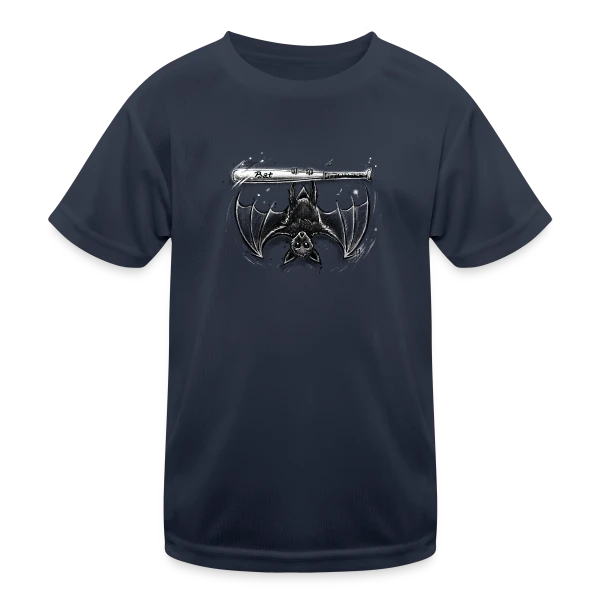 La Batte de la Chauve-Souris sur T-shirt sport Enfant