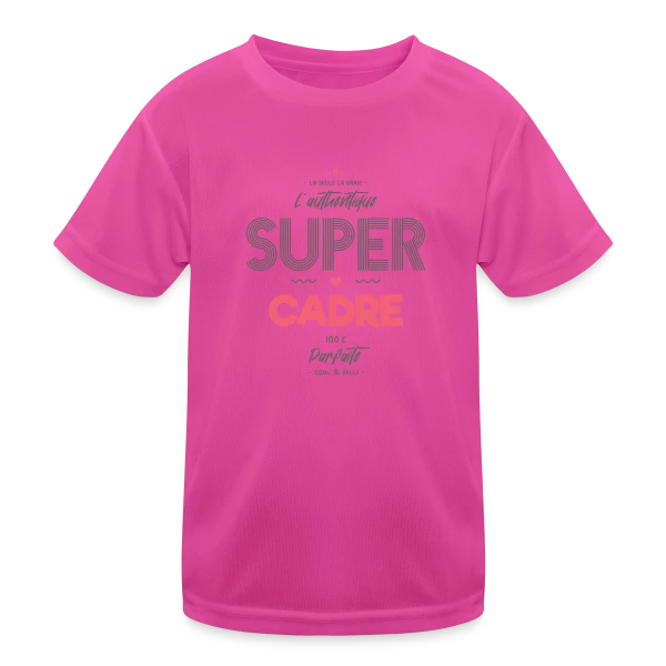 L'Authentique Super Cadre sur T-shirt sport Enfant
