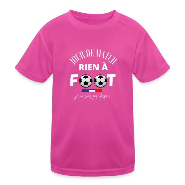 Jour de Match : Je Ne Suis Pas Dispo sur T-shirt sport Enfant