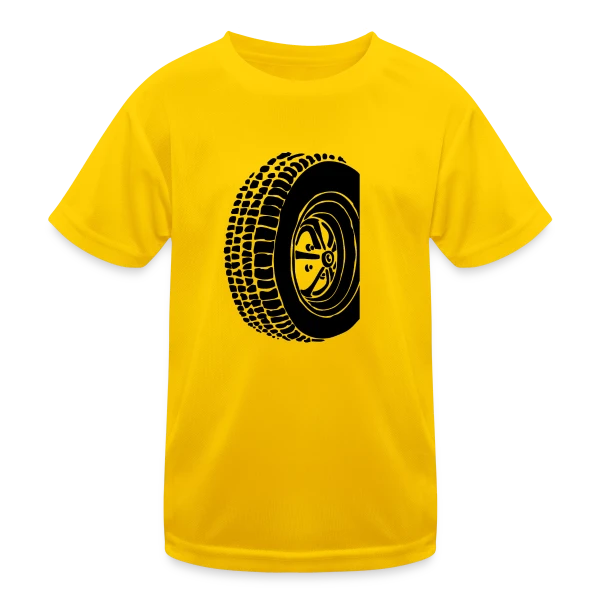 Pneu Rétro Oldschool sur T-shirt sport Enfant