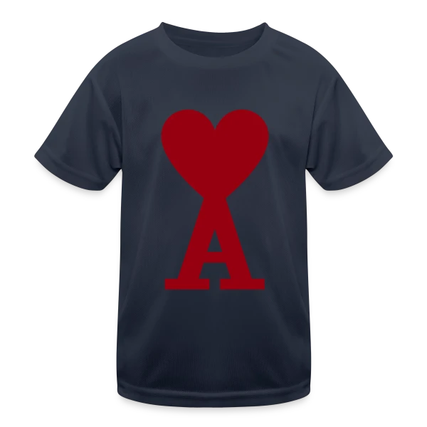 Cœur Ami Paris sur T-shirt sport Enfant
