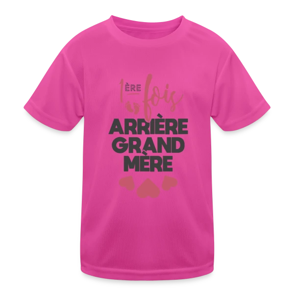 Future Arrière-Grand-Mère Fière sur T-shirt sport Enfant