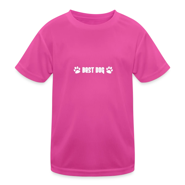 Meilleur Chien sur T-shirt sport Enfant