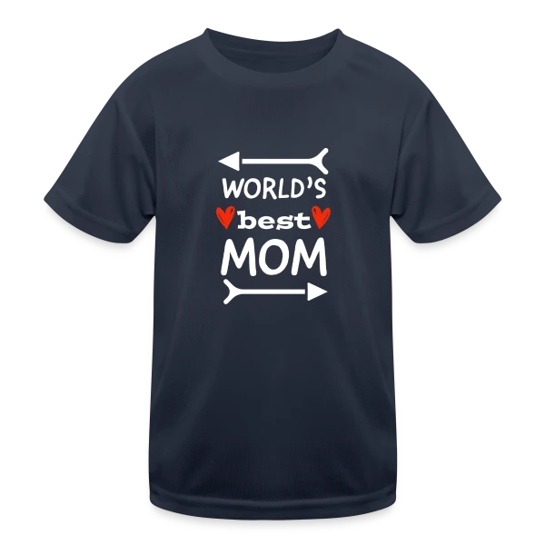 Joyeuse Fête des Mères : Amour et Tendresse sur T-shirt sport Enfant