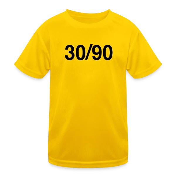 Humour Anniversaire 30/90 sur T-shirt sport Enfant