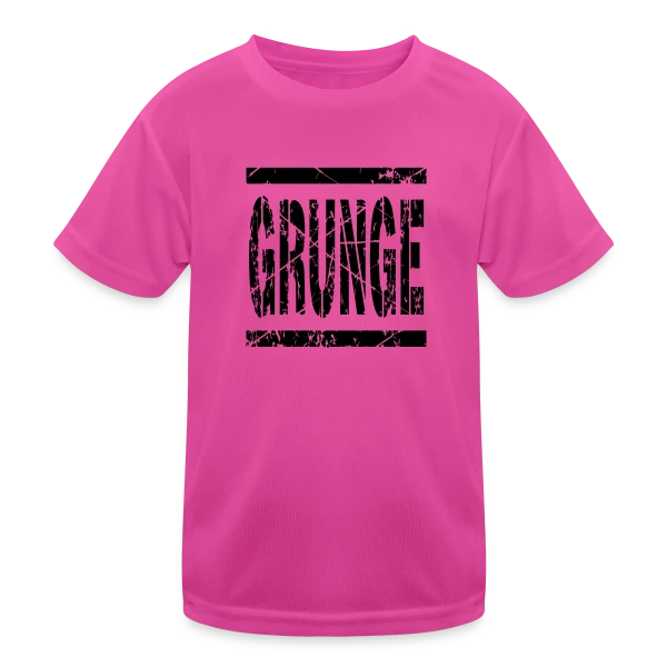Grunge Effet Tampon sur T-shirt sport Enfant