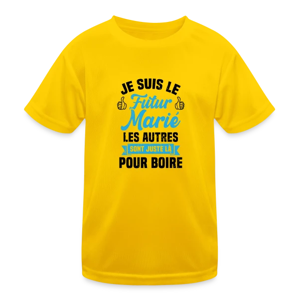 Futur Marié Humour EVG sur T-shirt sport Enfant