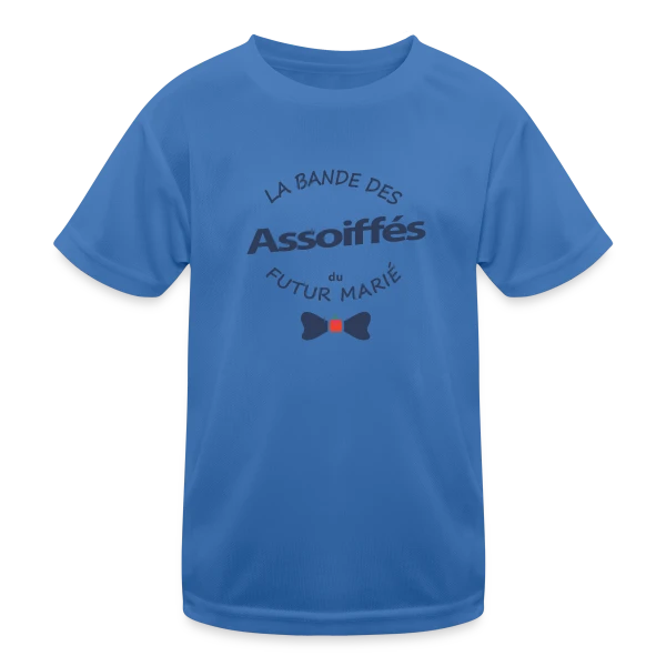 La Bande des Assoiffés du Marié sur T-shirt sport Enfant