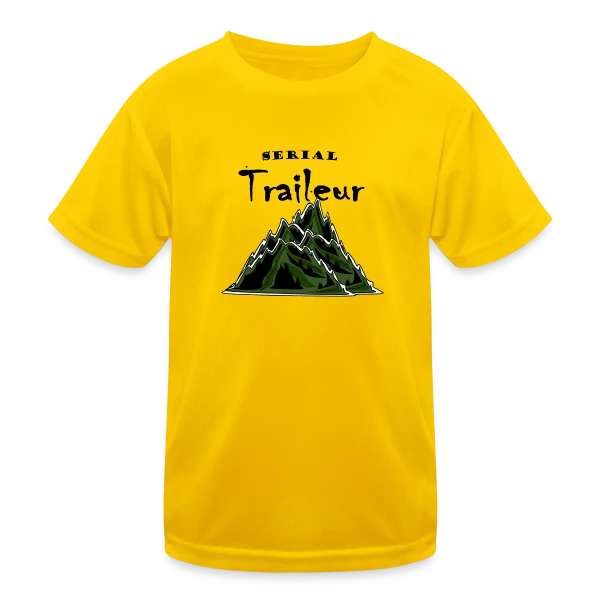 Serial Traileur sur T-shirt sport Enfant