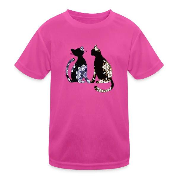 Passion Féline sur T-shirt sport Enfant