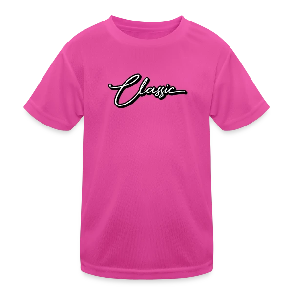 Élégance Classique Script sur T-shirt sport Enfant