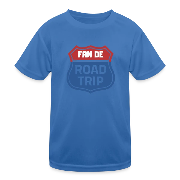 Écusson Fan de Road Trip sur T-shirt sport Enfant