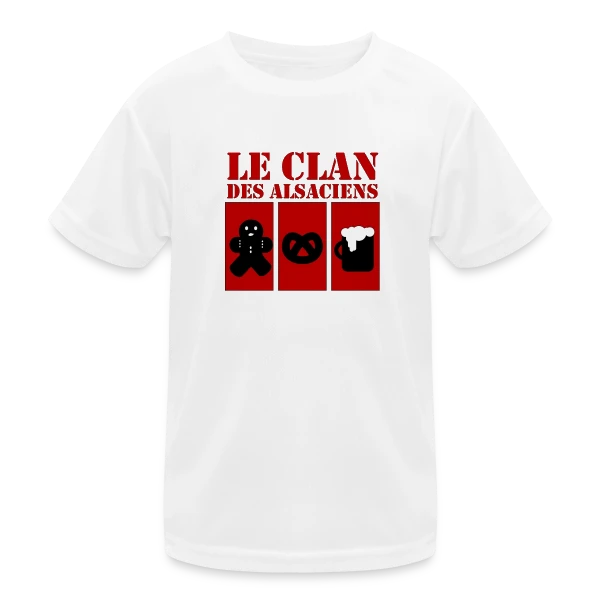 Le Clan des Alsaciens: Référence Culte Elsass sur T-shirt sport Enfant