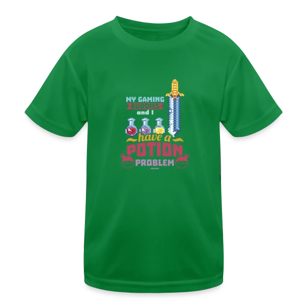 Game Nerd - Console Gaming & Manette sur T-shirt sport Enfant
