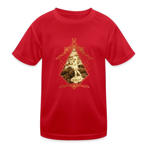 Lyon Art Déco Doré sur T-shirt sport Enfant