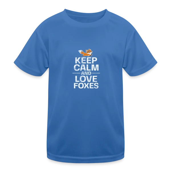 Renard Agile Mignon sur T-shirt sport Enfant