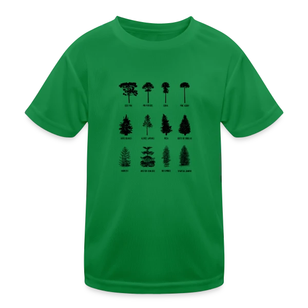 Arbre Majestueux de la Forêt sur T-shirt sport Enfant