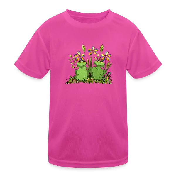 Craquant Motif Grenouille sur T-shirt sport Enfant