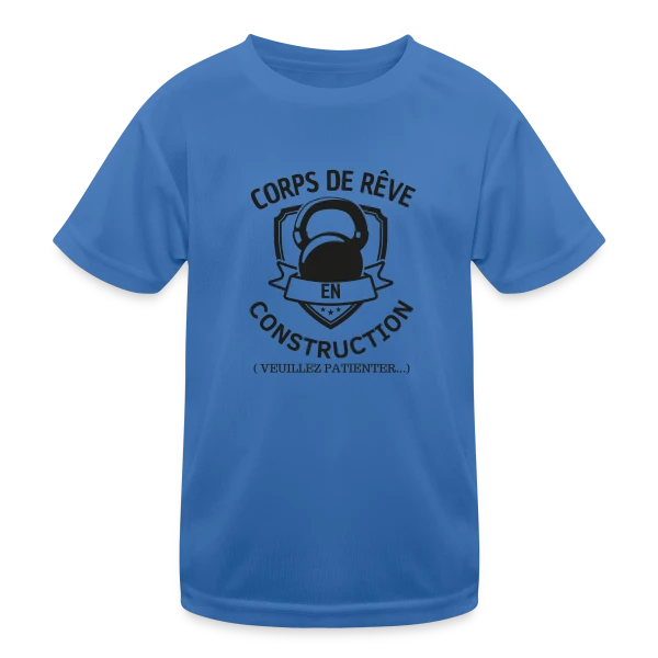 Humour Musculation: Le Classique sur T-shirt sport Enfant
