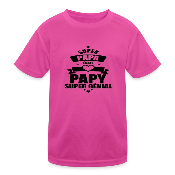 Super Papy, Super Papa : Le Meilleur des Grands-Pères sur T-shirt sport Enfant
